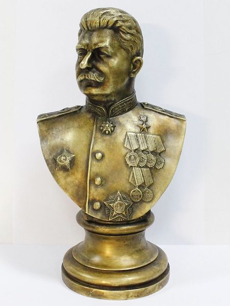 Статуэтка. Бюст. Сталин. Бронза